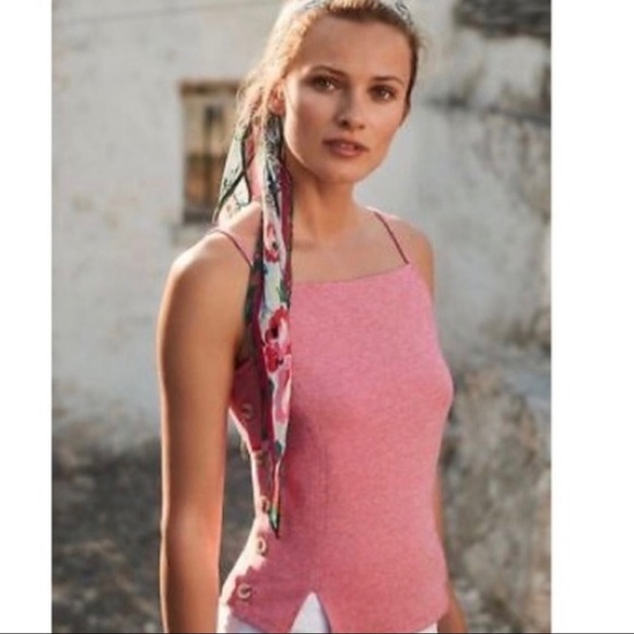 Anthropologie Meadow Rue Pantego Side Button Tank - Picture 3 of 15
